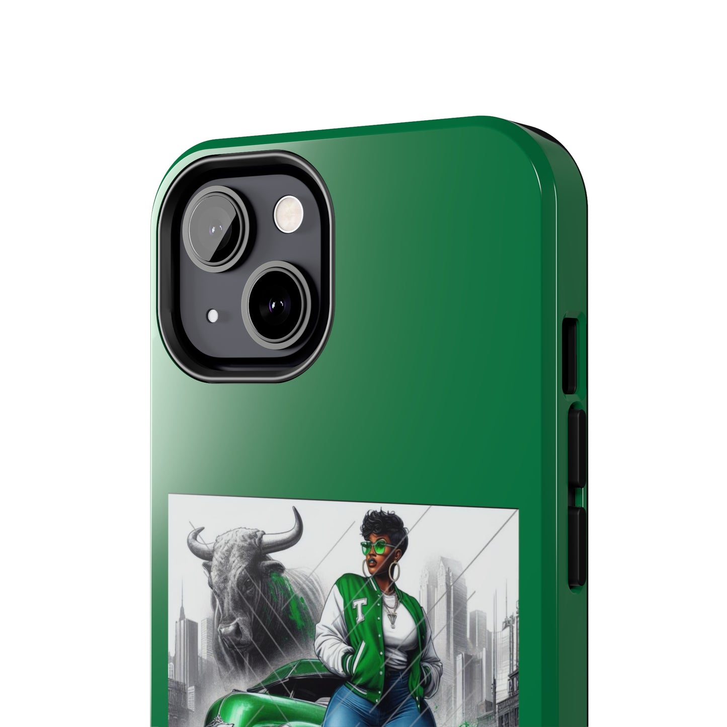 Taurus Green Tough Phone Cases - Phone Case