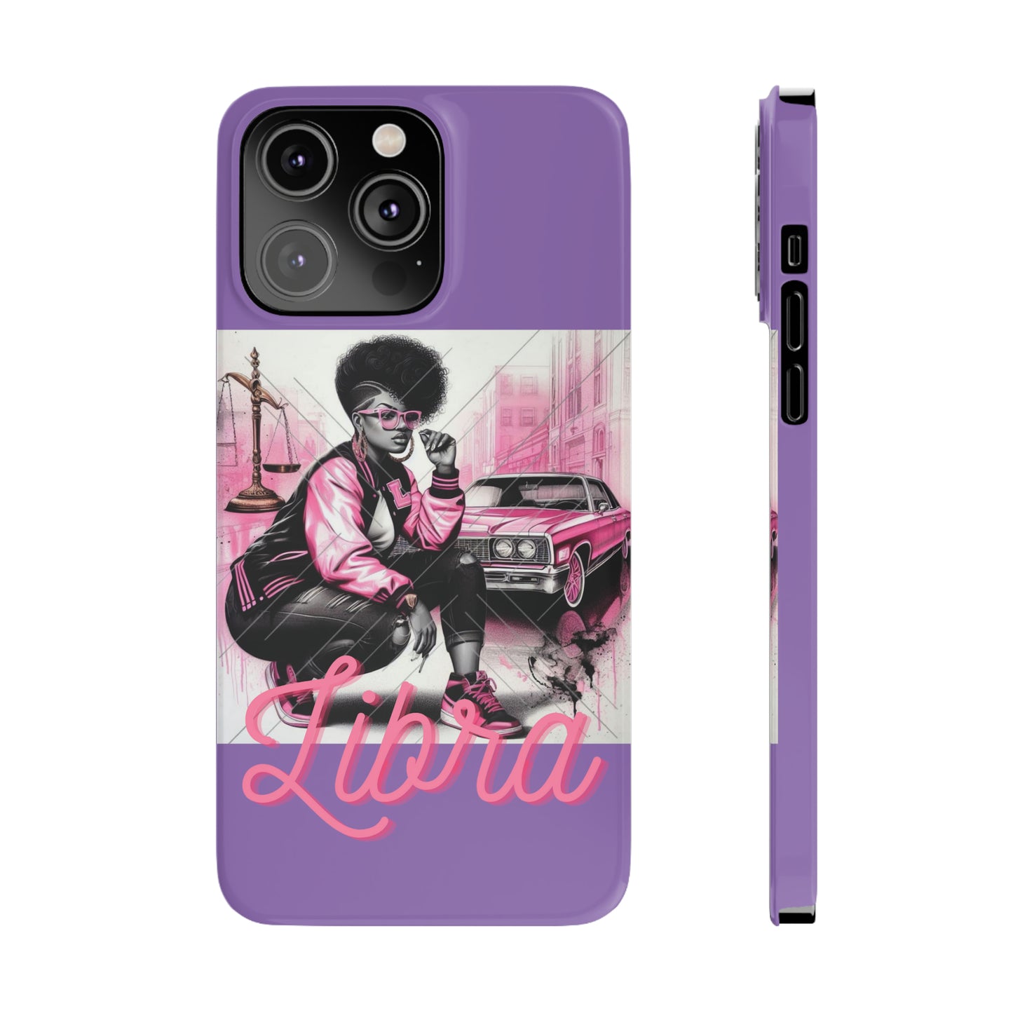 Libria Purple Phone Cases - iPhone 14 Pro Max - Phone Case