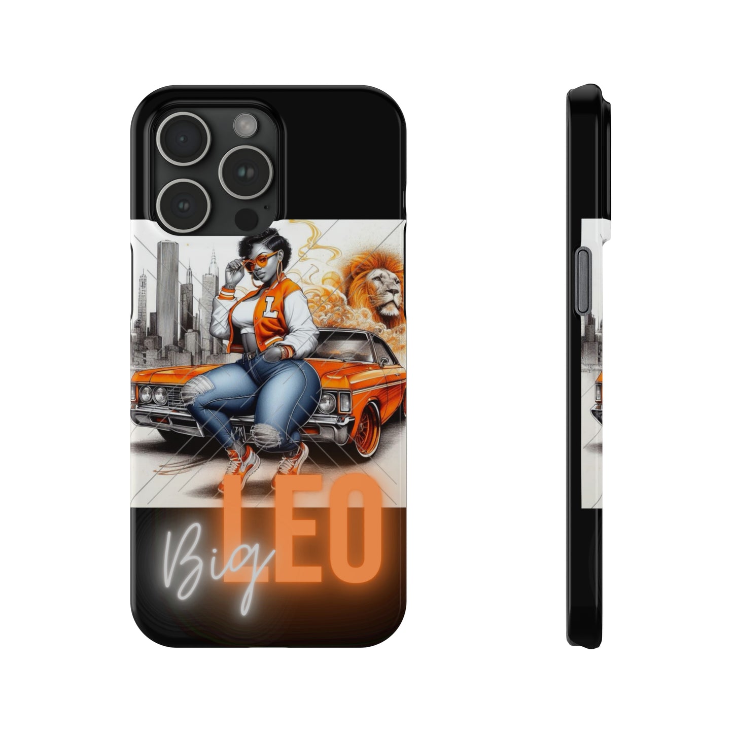 Leo Blk Phone Cases - iPhone 15 Pro Max - Phone Case