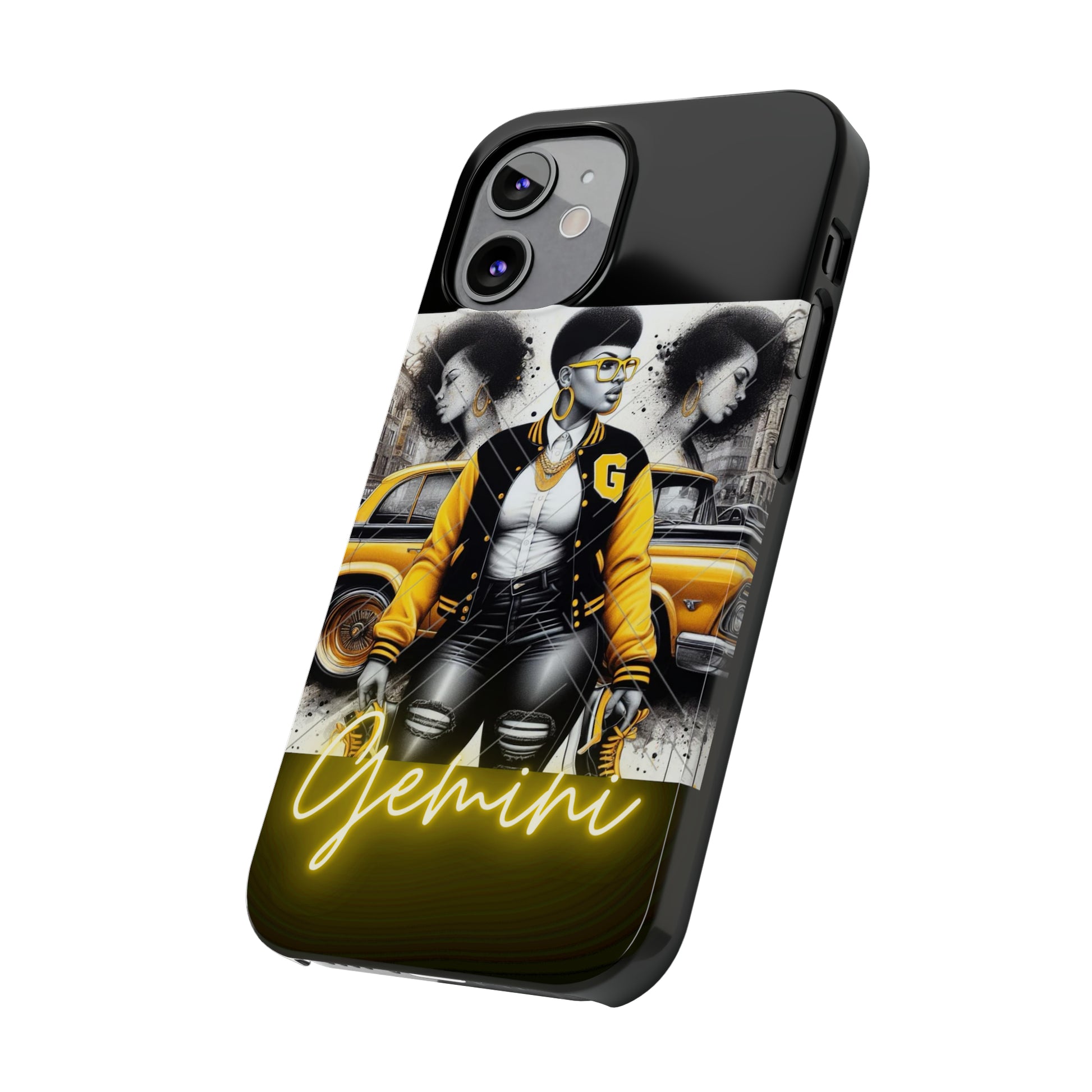 Gemini blk Phone Cases - Phone Case