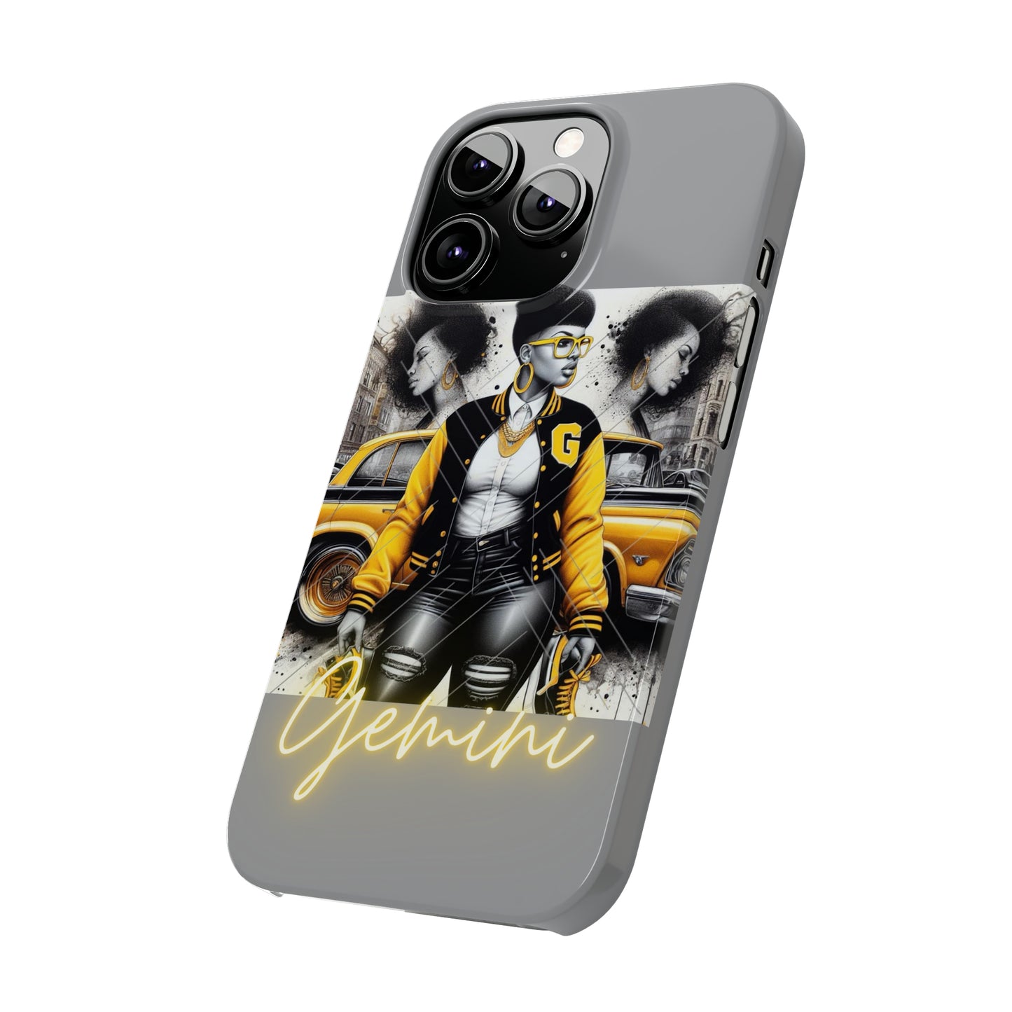 Gemini Grey Phone Cases - Phone Case