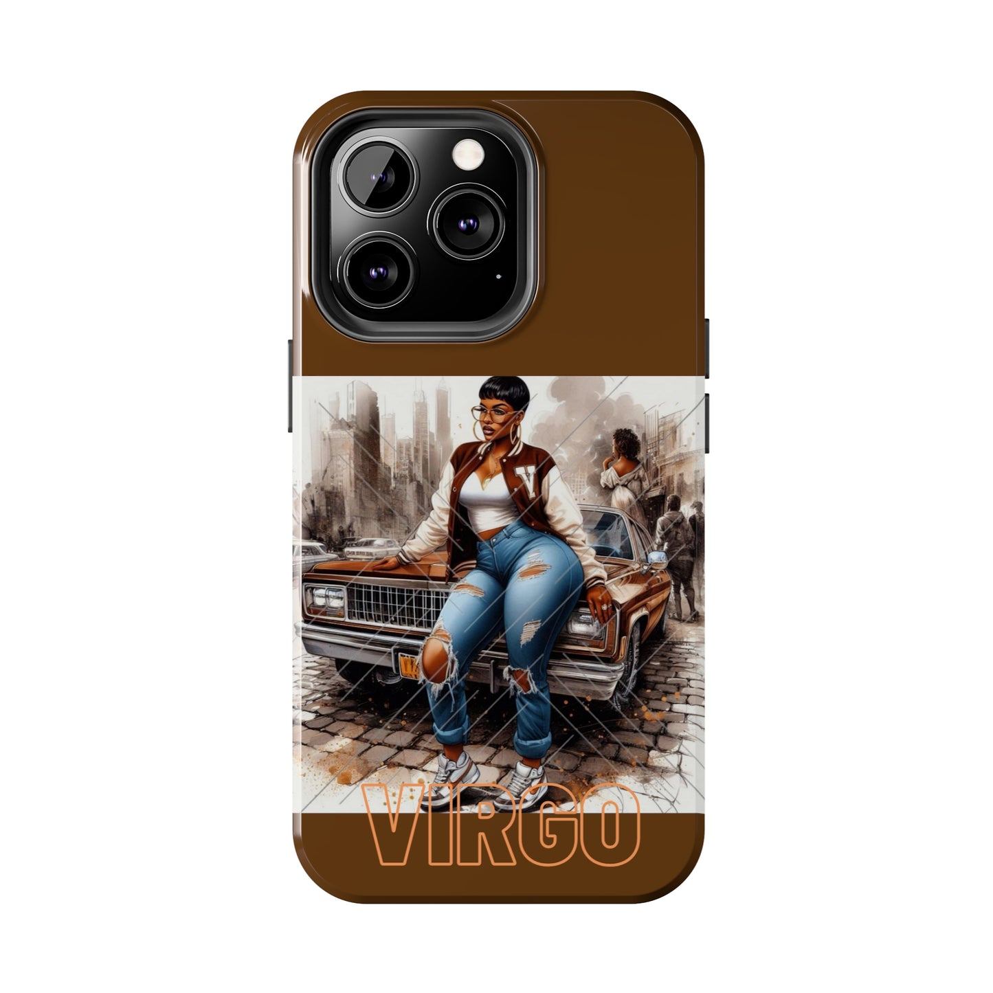 Virgo Brown Tough Phone Cases - Phone Case