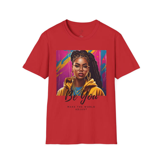 Be You Locs Unisex Softstyle T-Shirt - Red / S - T-Shirt