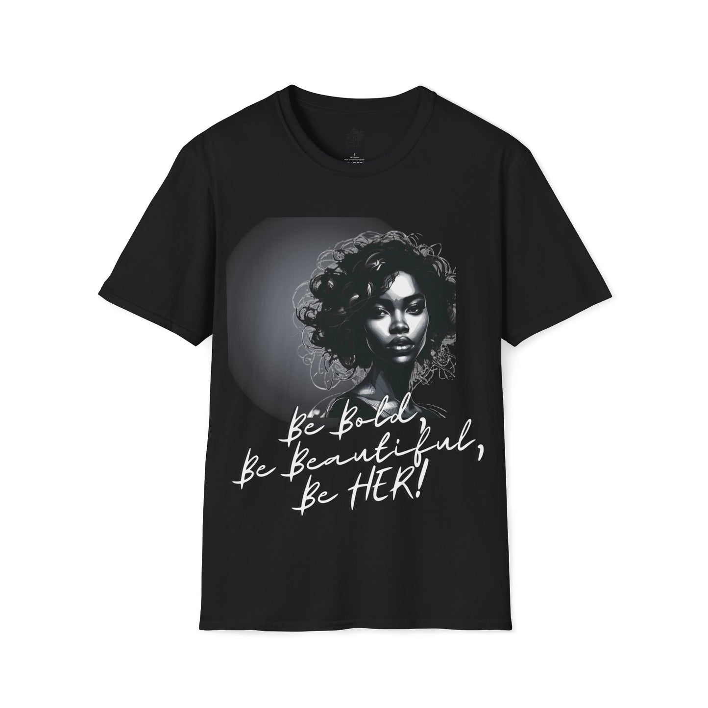 Bold Beautiful Her Blk/White - Black / S - T-Shirt