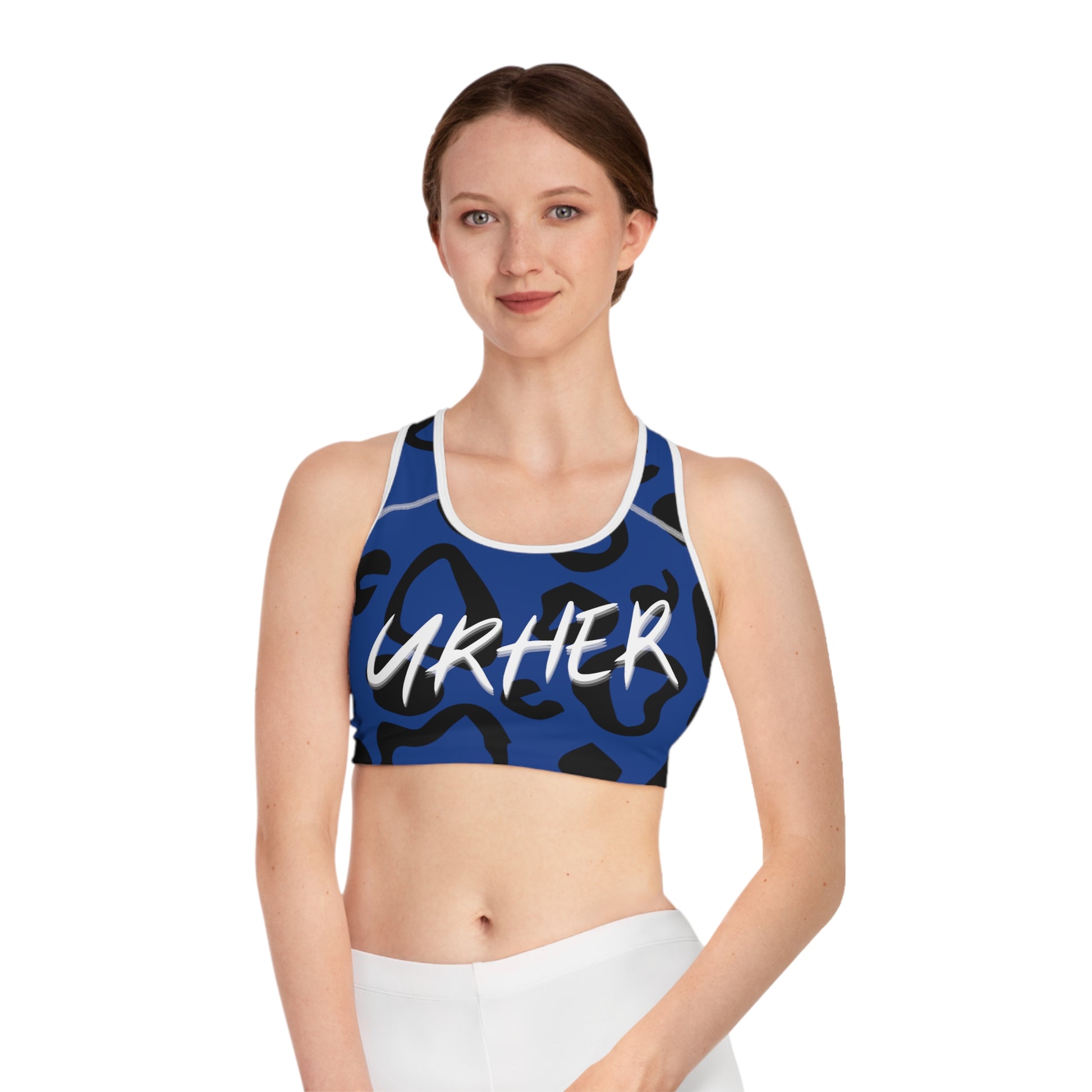 URHER Sports Bra Royal blue - All Over Prints