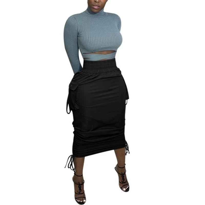 Carmin High Waist Bodycon Skirt