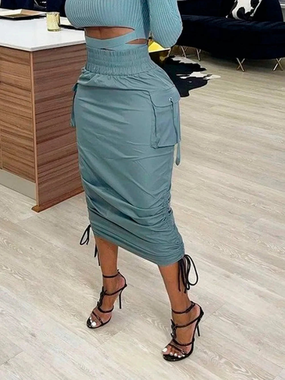 Carmin High Waist Bodycon Skirt