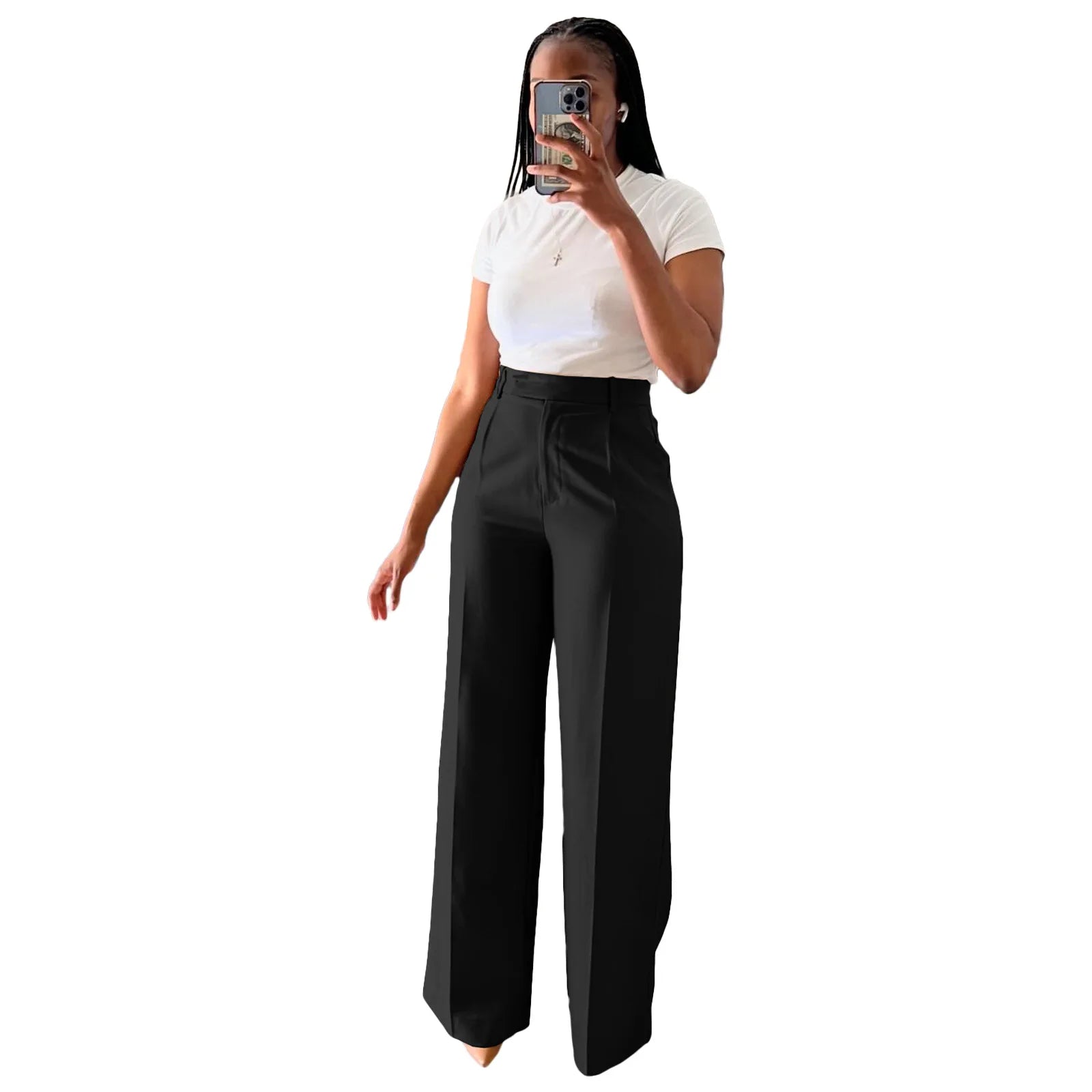 Ella High Waist Wide Leg Pants