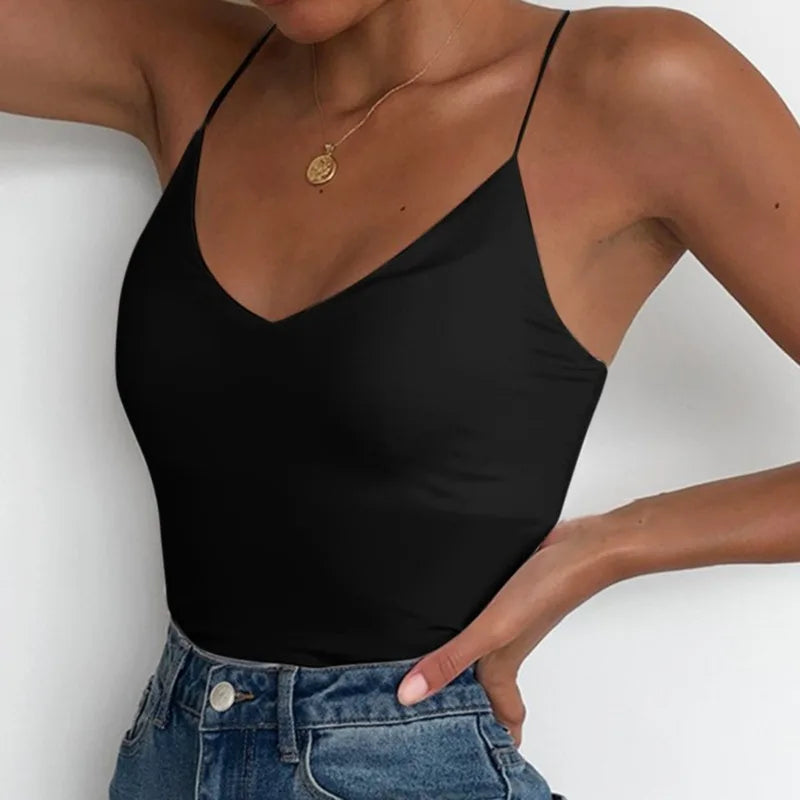 Sexy Thin Strap Camisole Tank Top