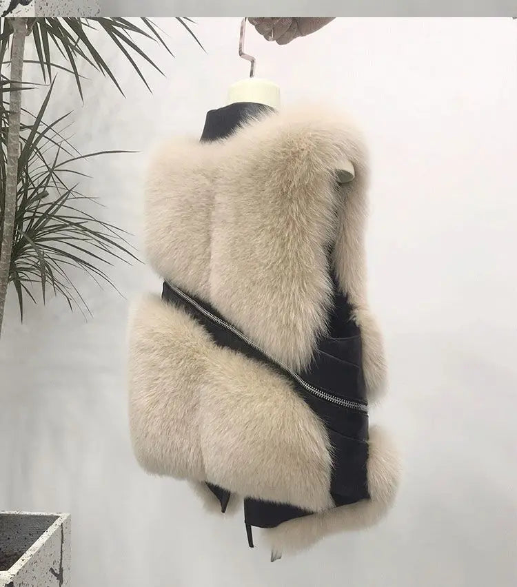 Versatile Women's Fur Vest