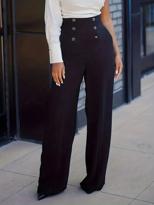 Elegant High Waist Pants