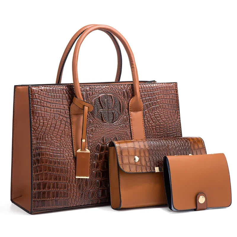 TRASY Crocodile Handbag