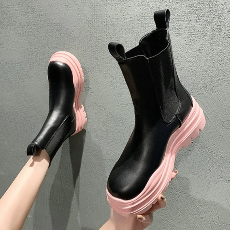 Tia Thick Bottom Fashion Boots