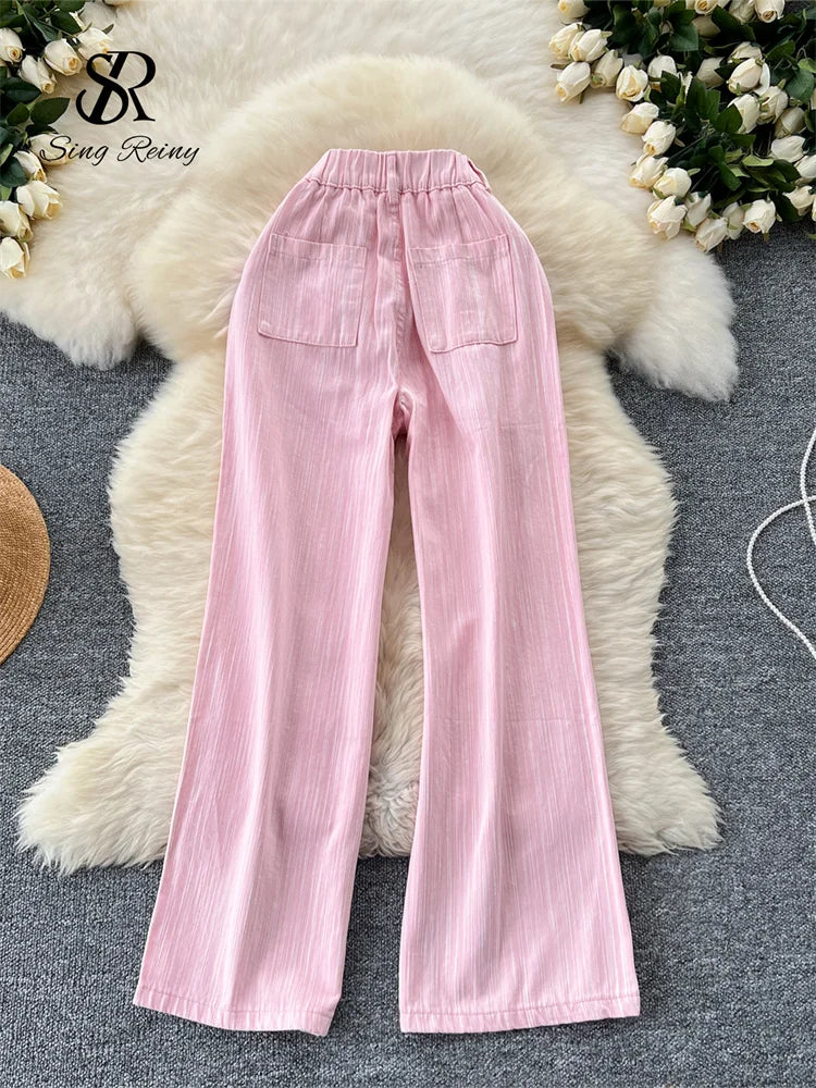 American Retro Wide Leg Pants