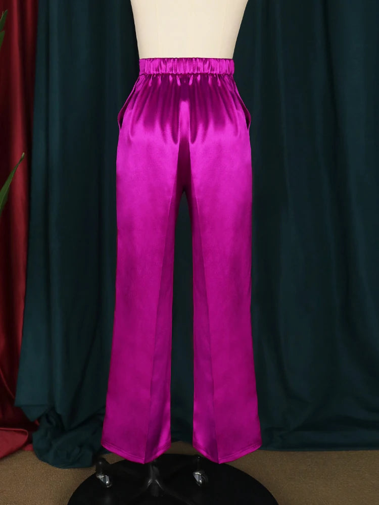 Sade Satin Wide Leg Pants