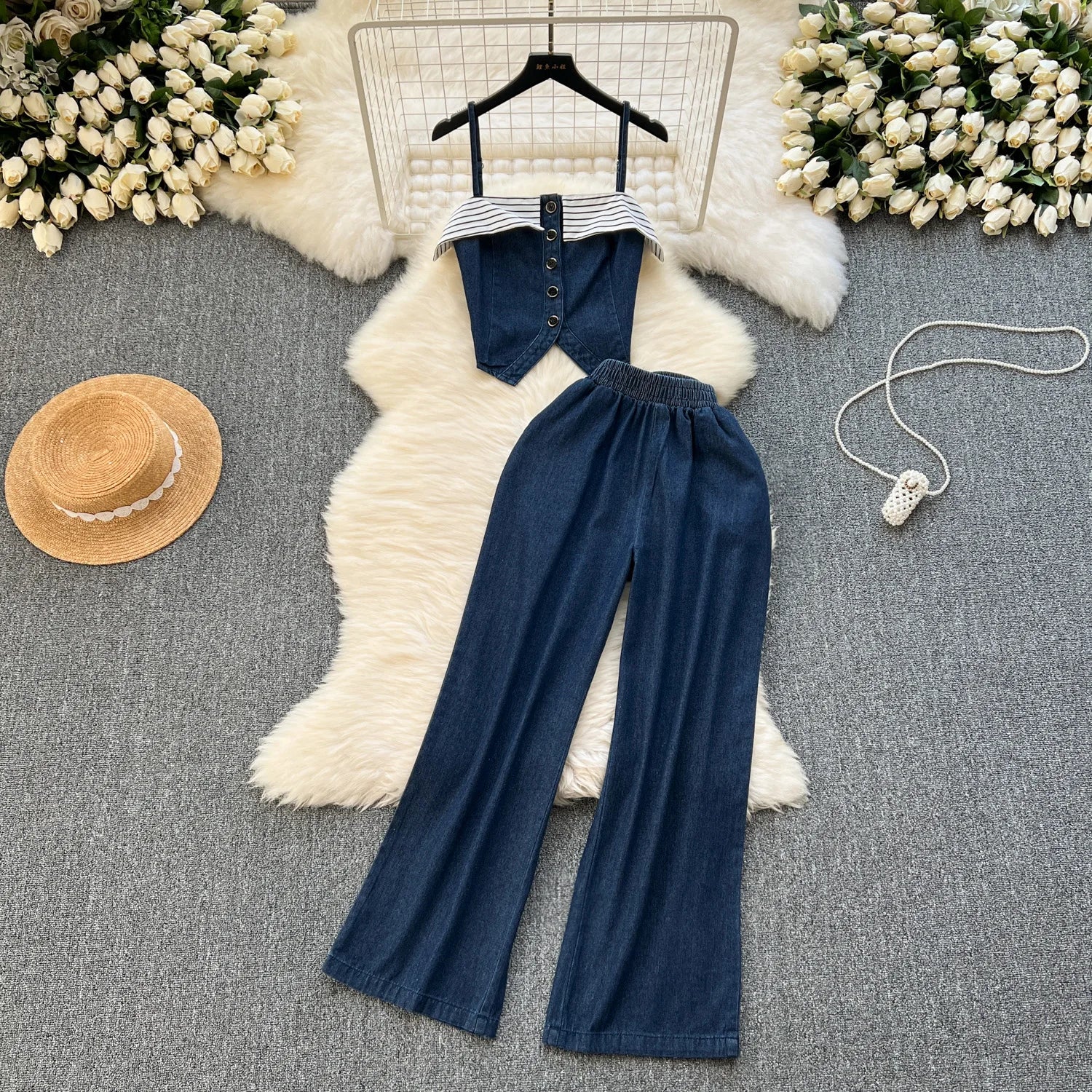 Deni 2-Piece Denim Set