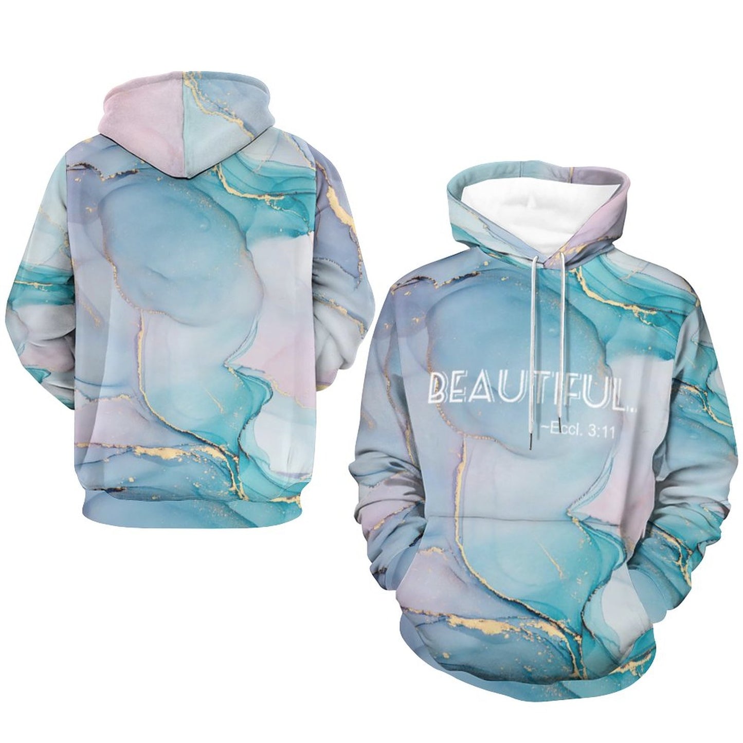 Beautiful Marble Graphic Hoodie